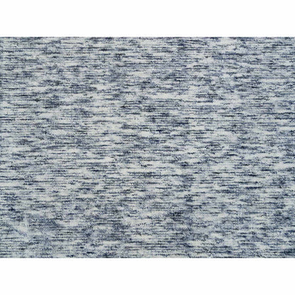 Modern and Contemporary Wool Hand Loomed Rug Blue No Border 6.0X6.0 -O065438