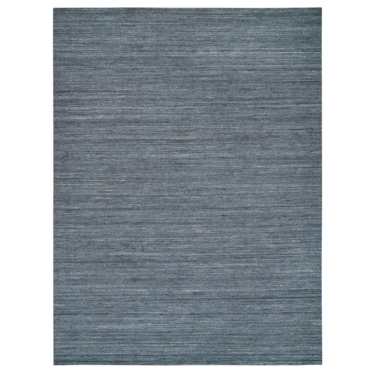 Gray 12'1" x 15'1" Modern and Contemporary Handloom Wool Rug - Sku: O065454