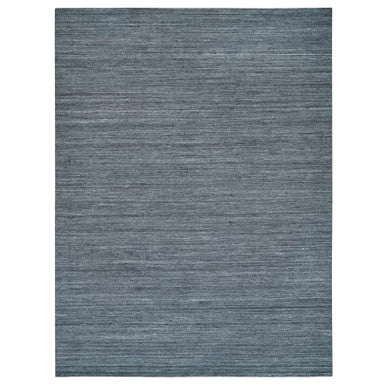Modern and Contemporary Wool Hand Loomed Rug Grey No Border 12.1X15.1 -O065454