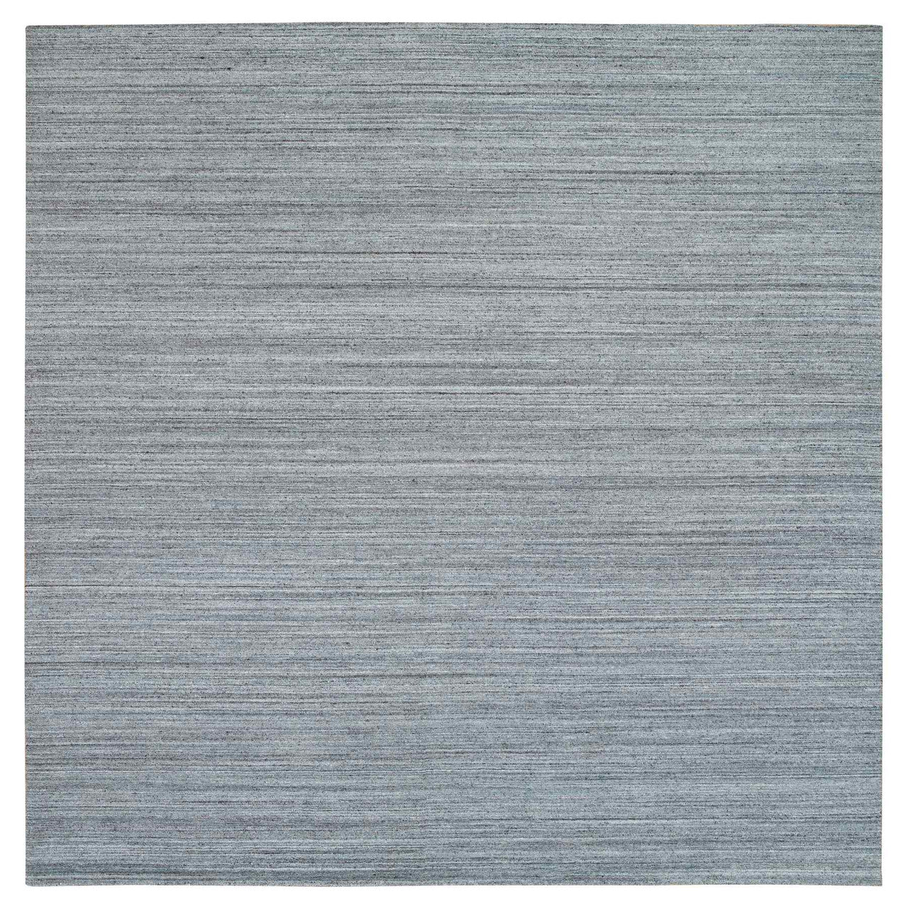 Gray 12'0" x 12'0" Modern and Contemporary Handloom Wool Rug - Sku: O065558