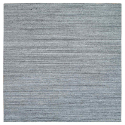 Modern and Contemporary Wool Hand Loomed Rug Grey No Border 12.0X12.0 -O065558
