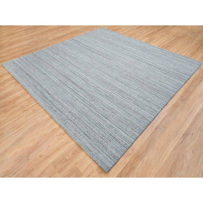 Modern and Contemporary Wool Hand Loomed Rug Grey No Border 10.1X10.1 -O065562