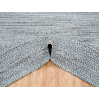 Modern and Contemporary Wool Hand Loomed Rug Grey No Border 10.1X10.1 -O065562