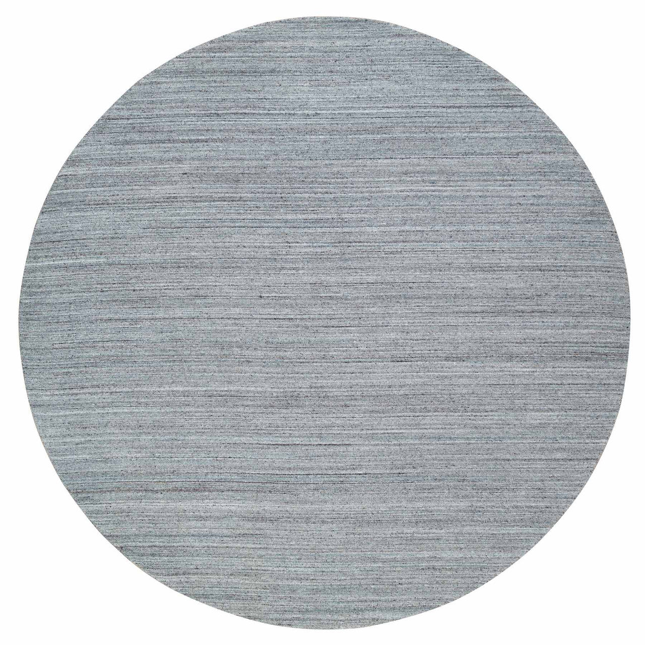 Gray 10'1" x 10'1" Modern and Contemporary Handloom Wool Rug - Sku: O065563