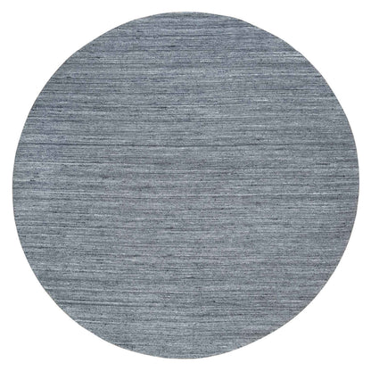 Modern and Contemporary Wool Hand Loomed Rug Grey No Border 10.0X10.0 -O065564