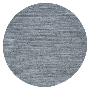 Modern and Contemporary Wool Hand Loomed Rug Grey No Border 10.0X10.0 -O065564