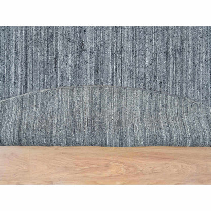 Modern and Contemporary Wool Hand Loomed Rug Grey No Border 10.0X10.0 -O065564