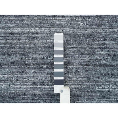 Modern and Contemporary Wool Hand Loomed Rug Grey No Border 2.6X15.10 -O065565