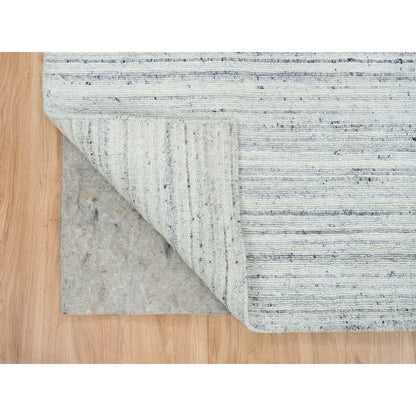 Modern and Contemporary Wool Hand Loomed Rug Ivory No Border 2.8X13.10 -O065570