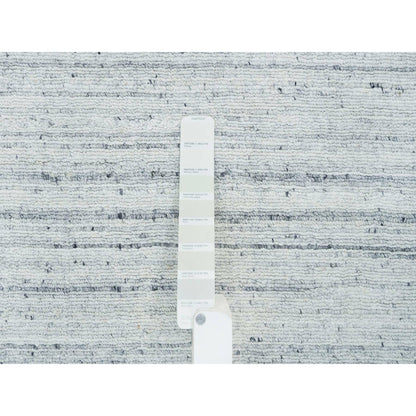 Modern and Contemporary Wool Hand Loomed Rug Ivory No Border 2.8X13.10 -O065570