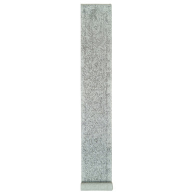 Transitional Wool & Silk Hand Knotted Rug Grey No Border 2.5X22.0 -O065628