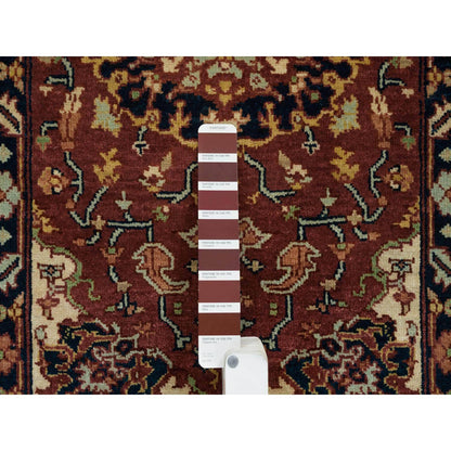 Heriz Wool Hand Knotted Rug Red Midnight Blue 2.0X3.2 -O065745
