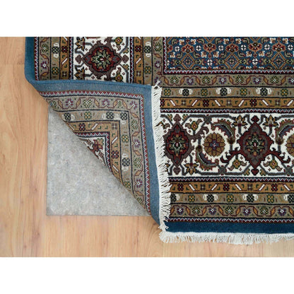 Fine Oriental Wool Hand Knotted Rug Blue 8.0x10.4 -O065793