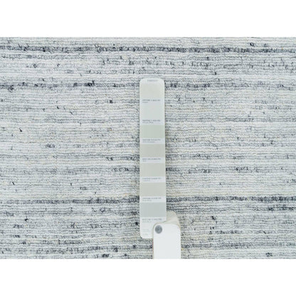 Modern and Contemporary Wool Hand Loomed Rug Grey No Border 2.6X15.9 -O065839