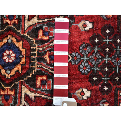 Persian Wool Hand Knotted Rug Ivory Charcoal Black 5.1X7.2 -O066032