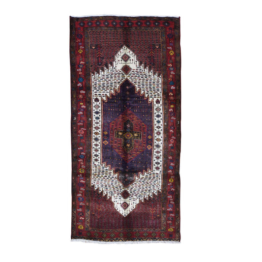 Persian Wool Hand Knotted Rug Red Red 5.0X9.8 -O066033