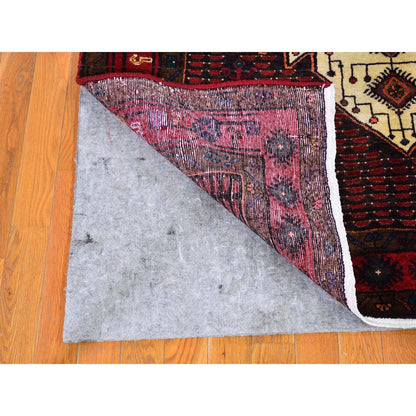 Persian Wool Hand Knotted Rug Red Red 5.0X9.8 -O066033