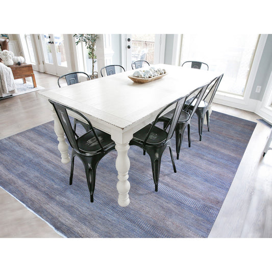 Modern and Contemporary Wool & Silk Hand Knotted Rug Orange No Border 9.1X12.2 -O066053