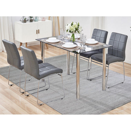 Modern and Contemporary Wool & Silk Hand Knotted Rug Grey No Border 7.8X10.3 -O066057