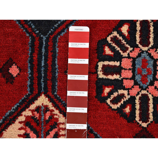Persian Wool Hand Knotted Rug Red Red 4.4X6.8 -O066339