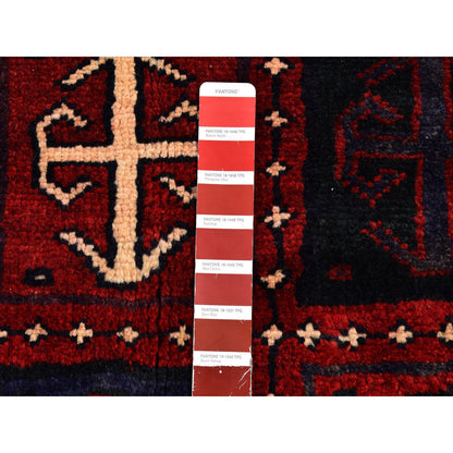 Persian Wool Hand Knotted Rug Red Ivory 5.8X8.6 -O066341