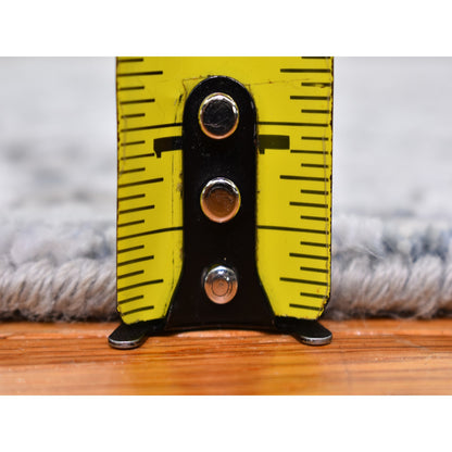 Modern and Contemporary Wool Hand Knotted Rug Grey Not Border 3.0X5.0 -O066591