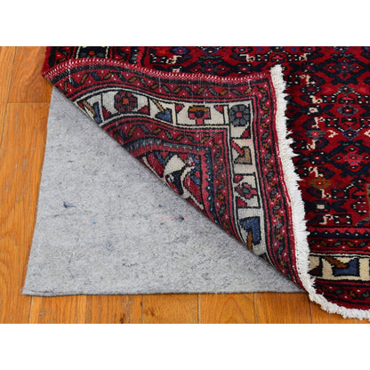 Persian Wool Hand Knotted Rug Red Ivory 2.8X13.3 -O066605