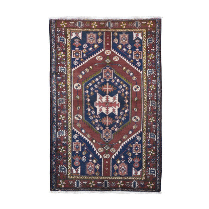 Persian Wool Hand Knotted Rug Brown Sequoia 4.4X6.6 -O066624