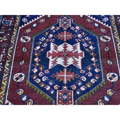 Persian Wool Hand Knotted Rug Brown Sequoia 4.4X6.6 -O066624