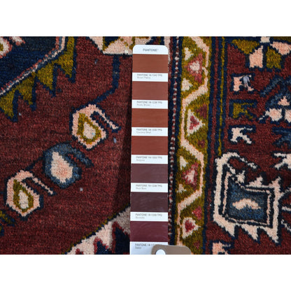 Persian Wool Hand Knotted Rug Brown Sequoia 4.4X6.6 -O066624