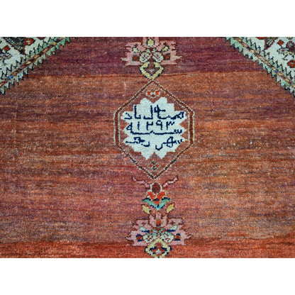 Persian Wool Hand Knotted Rug Red Ivory 4.8X12.0 -O066657