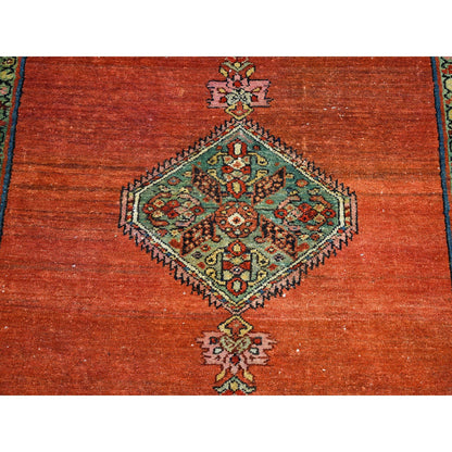 Persian Wool Hand Knotted Rug Red Ivory 4.8X12.0 -O066657