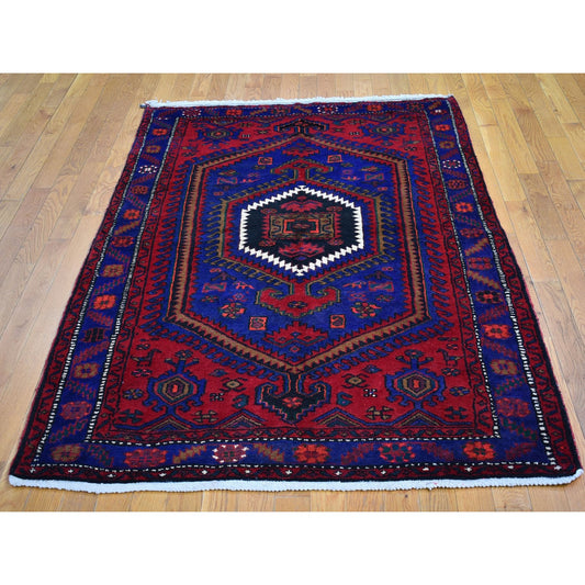 Persian Wool Hand Knotted Rug Red Ultramarine 4.6X6.8 -O066672