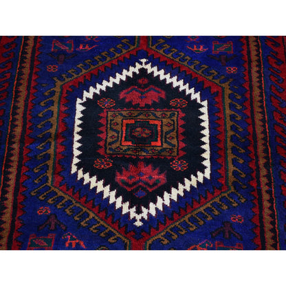 Persian Wool Hand Knotted Rug Red Ultramarine 4.6X6.8 -O066672