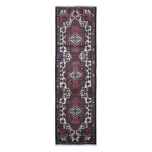 Persian Wool Hand Knotted Rug Red Light Brown 2.8X9.3 -O066677
