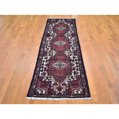Persian Wool Hand Knotted Rug Red Light Brown 2.8X9.3 -O066677