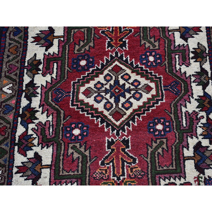 Persian Wool Hand Knotted Rug Red Light Brown 2.8X9.3 -O066677
