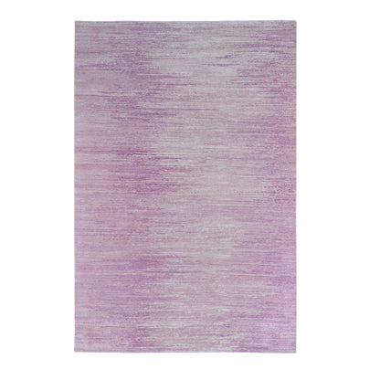 Modern and Contemporary Wool Hand Knotted Rug Pink Not Border 6.1X9.2 -O066697