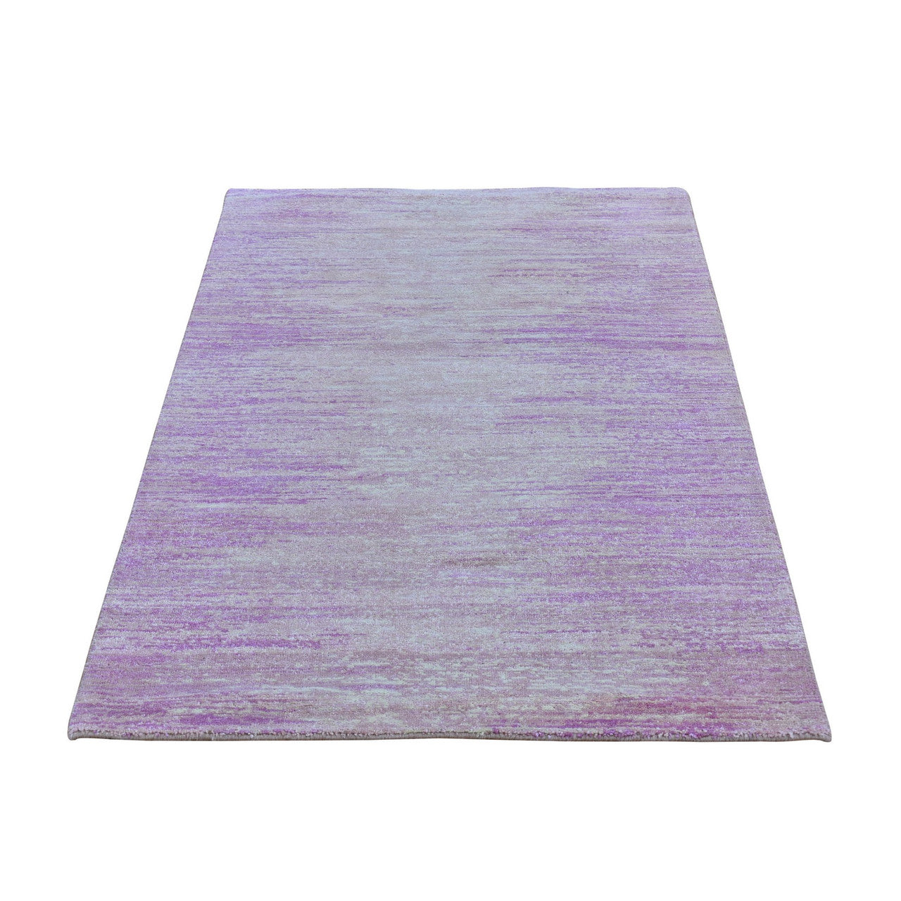 Modern and Contemporary Wool Hand Knotted Rug Pink Not Border 3.1X5.4 -O066752