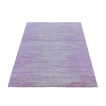 Modern and Contemporary Wool Hand Knotted Rug Pink Not Border 3.1X5.4 -O066752