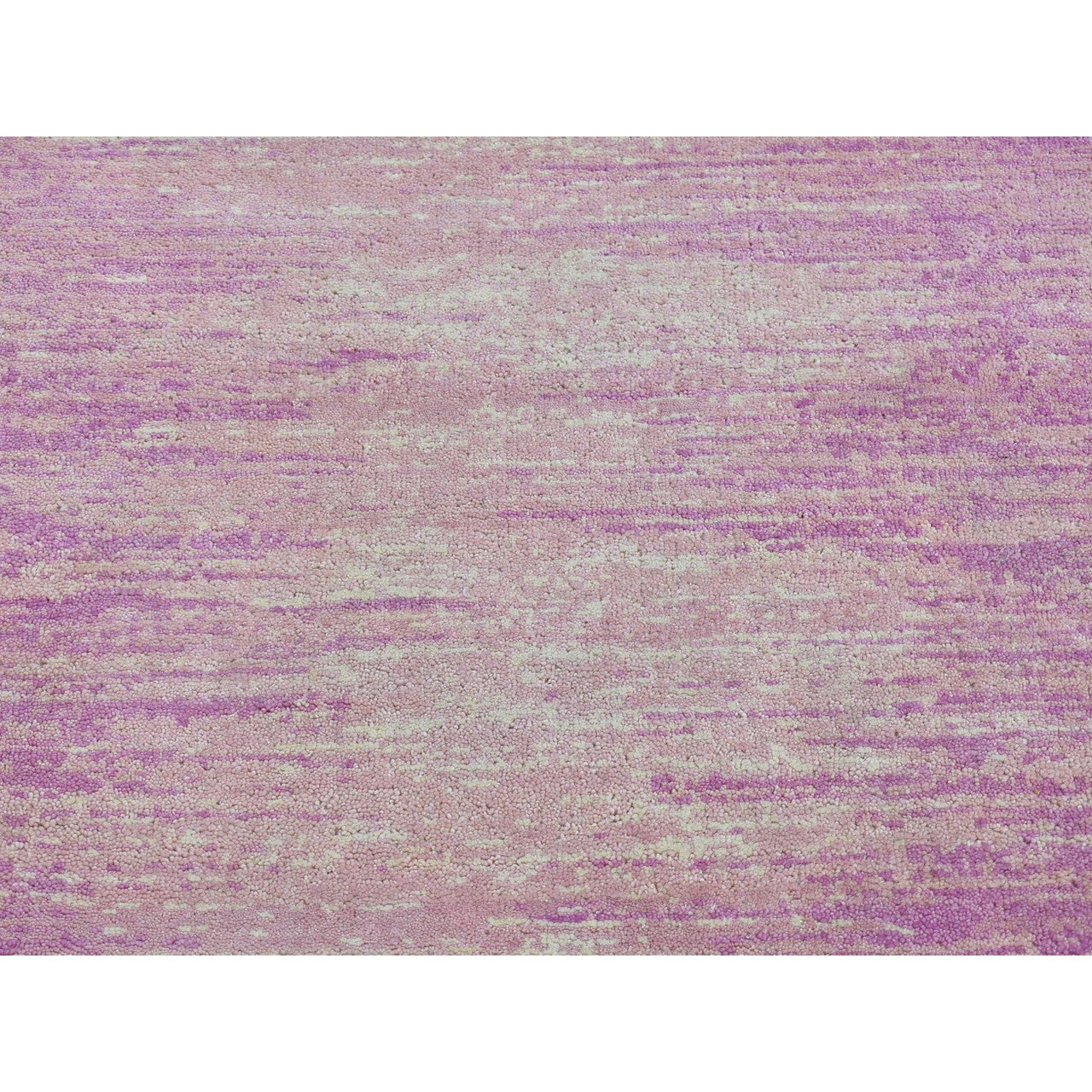 Modern and Contemporary Wool Hand Knotted Rug Pink Not Border 3.1X5.4 -O066752
