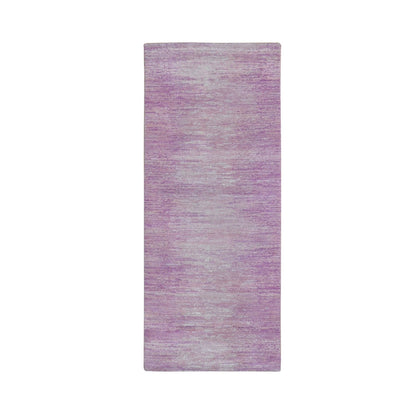 Modern and Contemporary Wool Hand Knotted Rug Pink Not Border 2.6X6.2 -O066753