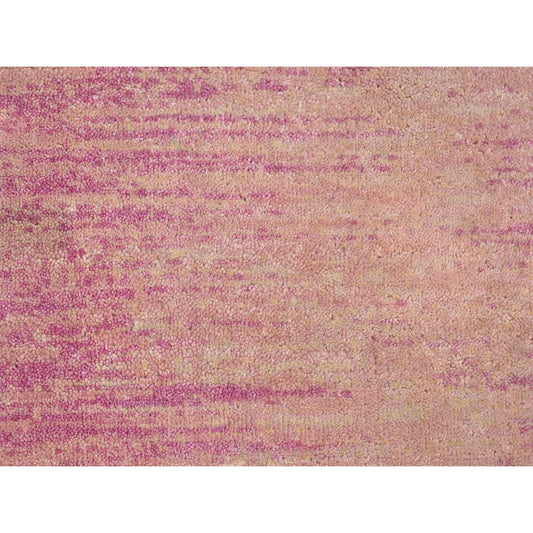 Modern and Contemporary Wool Hand Knotted Rug Pink Not Border 2.2X3.3 -O066759