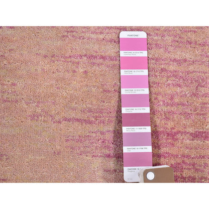 Modern and Contemporary Wool Hand Knotted Rug Pink Not Border 2.2X3.3 -O066759