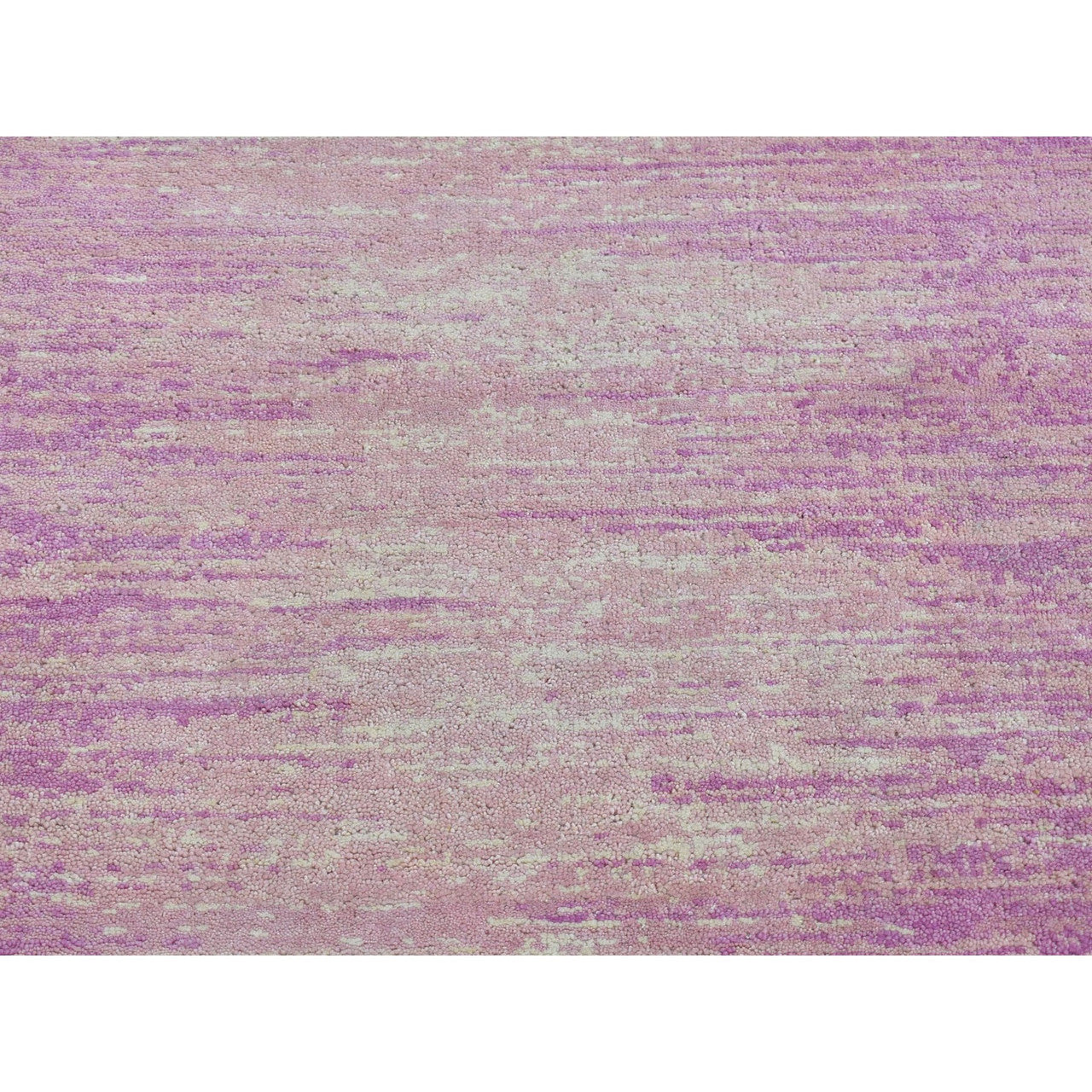 Modern and Contemporary Wool Hand Knotted Rug Pink Not Border 3.1X5.5 -O066762