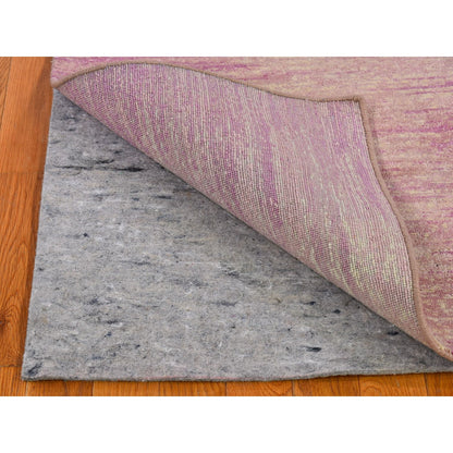 Modern and Contemporary Wool Hand Knotted Rug Pink Not Border 3.1X5.5 -O066762