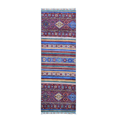 Kazak Wool Hand Knotted Rug Red No Border 2.8X8.3 -O066828