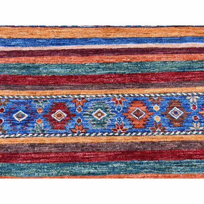 Kazak Wool Hand Knotted Rug Red No Border 2.8X8.3 -O066828