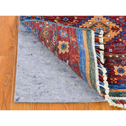 Kazak Wool Hand Knotted Rug Red No Border 2.8X8.3 -O066828