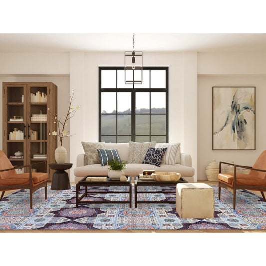 Mamluk Wool Hand Knotted Rug Ivory No Border 10.0X13.9 -O066999